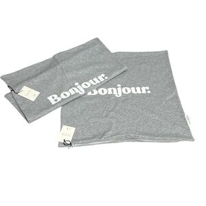 🆕 2 Pcs JILLY BOX x PROVINCE OF CANADA Bonjour Pillow Cases